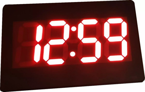 Reloj Digital Led De Pared Alarma