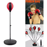 Saco Boxeo Ajustable Niños/a Set Entrenamiento Pera+guantes