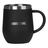 Vaso Termico Mate Waterdog Taza Tazon 360 Acero Inoxi Negro
