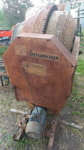 Hormigonera Bounous 400lts Motor 3hp Envíos Al País