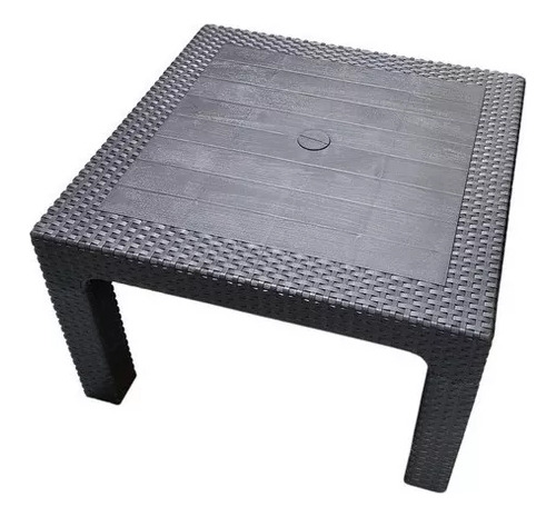 Mesa Ratona Simil Ratan 70x70