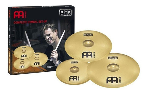 Set Juego Platillos Meinl 14 16 20 Bcs141620