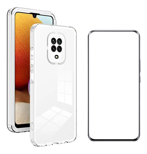 Funda Para Redmi Note 9 9s Pro 2 En 1 Tener Vidrio Membrana