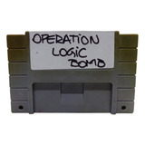 Fita Operation Logic Bomb Snes Super Nintendo Cartucho Jogo