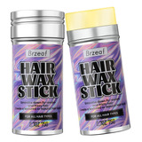 Brzeaf Barra De Cera Para El Cabello (2 Unidades), Barra De