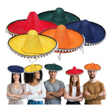 Sombrero Gorro Mexicano Mariachi Con Borlas Colores X15