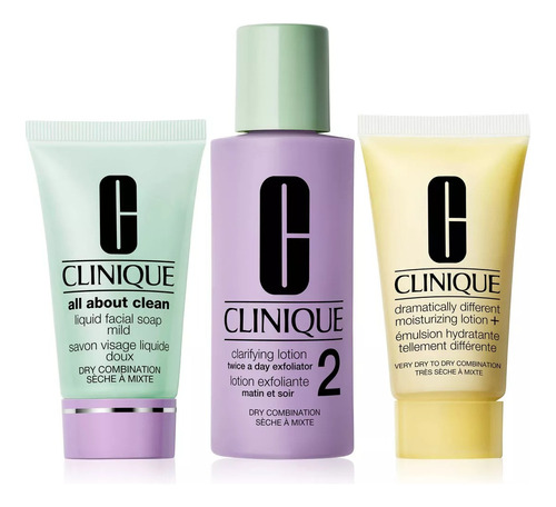 Clinique Mini Kit 3 Pasos Piel Seca