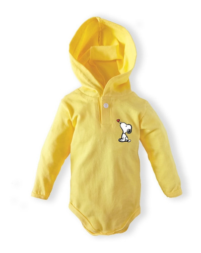 Pañalero Gracioso Para Bebe Con Capucha Snoopy Charlie Brown