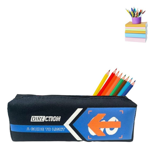 Estuche Escolar Estuche Lapices Organizador Cartuchera Niños