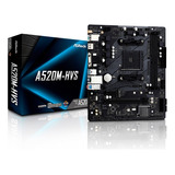 Placa Mãe Asrock A520m-hvs Am4 Matx Ddr4 - 90-mxbe60-a0uayz