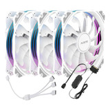 Set 3 Ventiladores Argb Para Gabinete Pc M120 -pa-k 