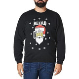 Ugly Sweater Navidad Tarro Cerveza Merry Christmas Suéte [u]