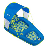 Flotador Inflable Sillón Reclinable C/ Sombrilla Floral Trip