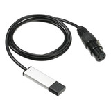 A) Cable Adaptador De Interfaz Usb A Dmx Dmx512 Cable