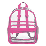 Mochila Pequeña Escolar Unisex Transparente Mz02-5