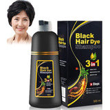 3 In 1 Instant Hair Color Shampoo For Gray Hair 100%