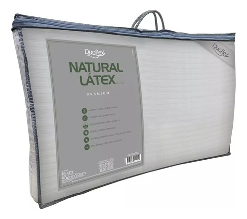 Travesseiro Látex Premium Com Alta Durabilidade E Conforto