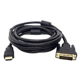 Cabo Dvi-d Dual Link Para Hdmi 1,8 Mts Com Filtro Ferriche