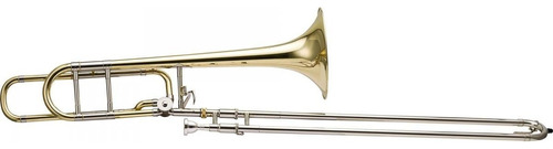 Trombone De Vara Harmonics Tenor Hsl 801 Bb/f Laqueado Cor Dourado