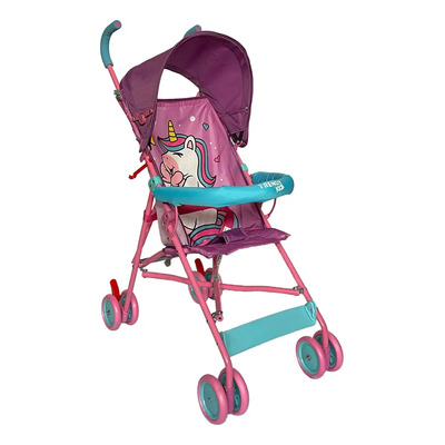 Trendy Kids Carriola De Bastón Zoo Funny Unicornio Chasis Rosa | Envío gratis