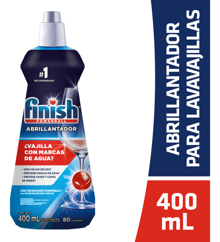 Finish Powerball Lavavajillas Líquido Abrillantador 400ml