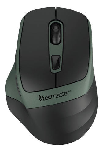 Mouse Tecmaster Dual Bluetooth Recargable Inalambrico Verde