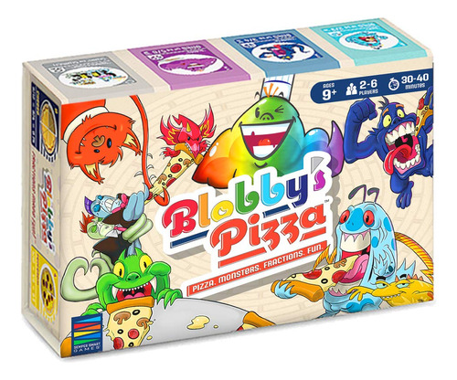 Juego De Cartas De Pizza De Blobby: Crazy Fun Estratégica .