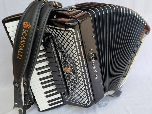 Acordeon 120 Baixos Scandalli Cordovóx Dupla Ressonância