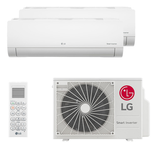 Ar Multi Invert Hw LG 24000 Btus 1x9000 1x18000 Que/fri 220v