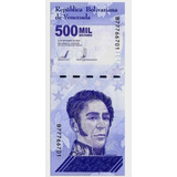 500 Mil Bolivares República Bolivariana De Venezuela 