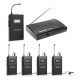 Y Takstar Wpm-200 Uhf Monitoreo Inalámbrico Con 5 Receptores