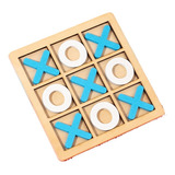 A Comprobador Nueve Gongs For Niños Xo Tic-tac-toe De Madera