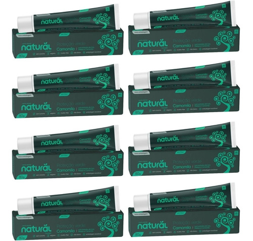 8x Pasta De Dente Natural Vegano Orgânico Sem Fluor Suavetex