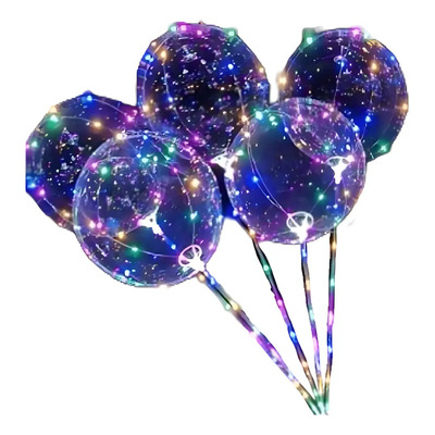Globos JYP Vinilo Burbuja 24 Pul Transparente Con Luces LED Multicolor | MercadoLibre