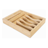 Caja Para Cubiertos En Bambu Expandible Ambiente Gourmet