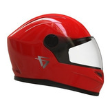 Casco Vertigo V32 Compact Rojo Brillo Xl Unom 29309