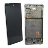 Tela Frontal Lcd Para Galaxy S20 Fe Nacional Com Aro + Cola