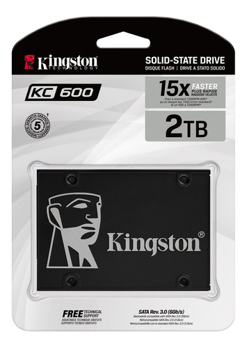 Disco Ssd Kingston 2048gb Kc600 2.5 Sata 3 (ds)