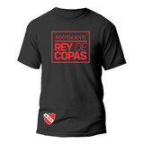 Remera Algodon Independiente Rey De Copas 