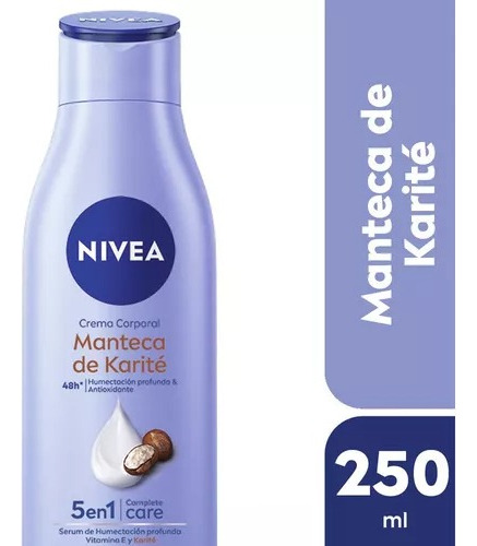 Crema Nivea Body Karite 5 En 1 250 Cc