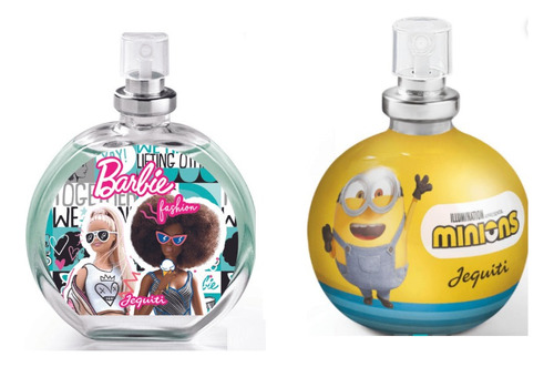 Kit Jequiti Colônia Infantil Barbie Fashion + Meu Malvado Favorito ( Minions )