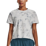 Playera Running Under Armour Run Anywhere Graphic Gris Mujer