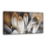 Lienzo Decorativo De Plumas Para Pared, Moderno, Sala De Est