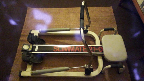 Simulador De Remo Con Rowing Computer, Hidraúlico Impecable.