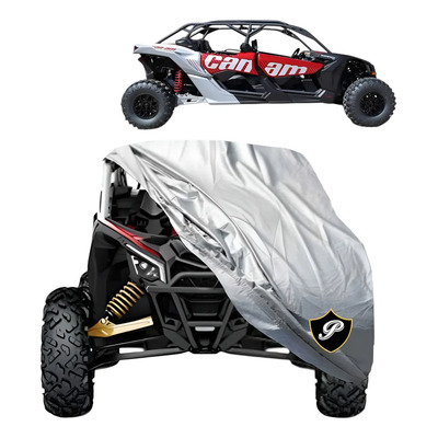Funda\u002Flona\u002Fcubre Raxer Can-am Maverick X3 Ds 4 Plazas Color Plateado | Meses sin interés