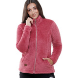 Campera Mujer Urbana Outdoor Montagne Rosa De Vestir