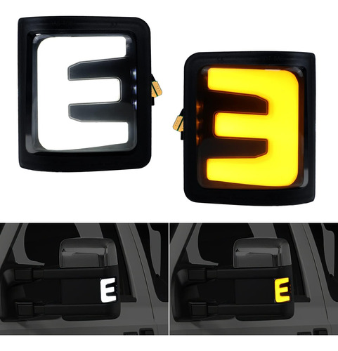 Luces De Espejo F250 Switchback Led Ámbar Espejo Lateral Señ