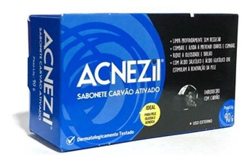 Acnezil Sabonete Carvão Ativado 90g