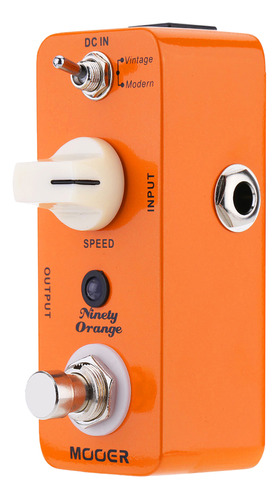 Pedal De Efectos De Guitarra Phaser Ninety Mooer True Orange