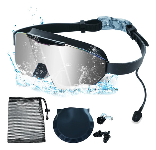 3 En 1 Kit Gafas De Natación Protecciónuv Antiempaño Gogles | MercadoLibre